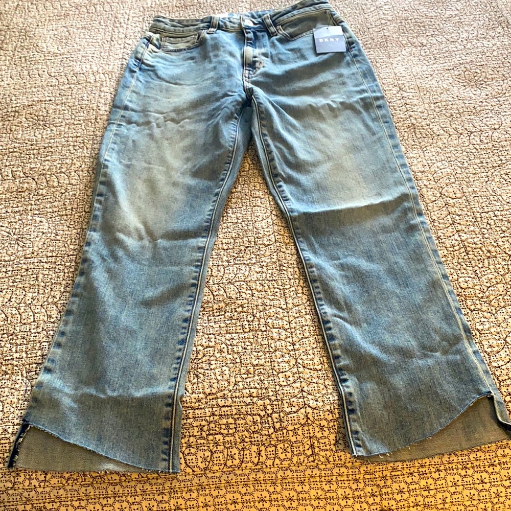DKNY Crop Flare Jeans Size 27 / 4